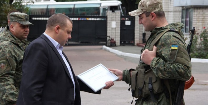 Бійці роти поліції спецпризначення «Чернігів» прибули до рідного міста