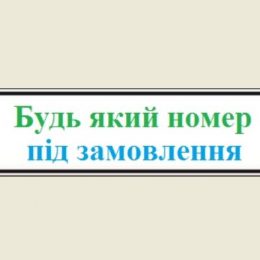 Як замовити індивідуальний номерний знак на авто