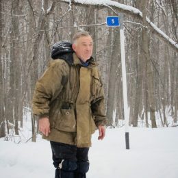 63-річний етнотурбан із Чернігівщини долає на лижах 25 км