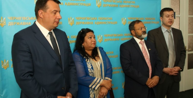 У Чернігові побував Посол Республіки Індія в Україні Манодж Кумар Бхарті