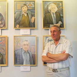 Білоруський художник відтворив фарбами своє українське коріння