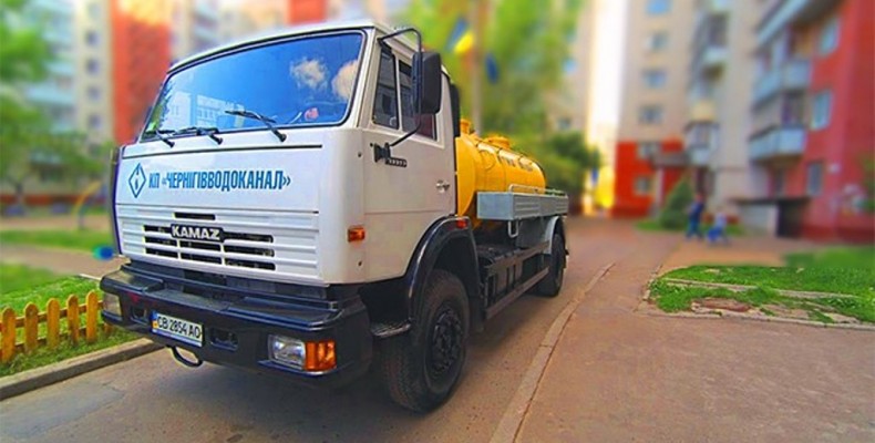 Графік відключення будинків Чернігова від холодного водопостачання
