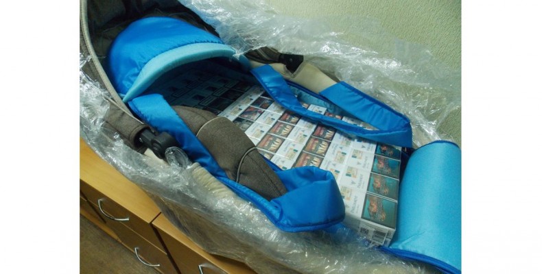 Службовий пес «Бонні» виявив у дитячому візку цигарки