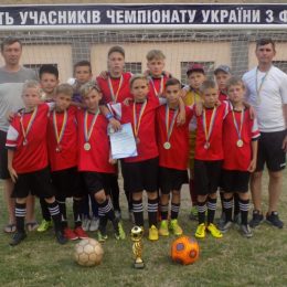 Срібні призери Кубку України з футболу серед сільських школярів