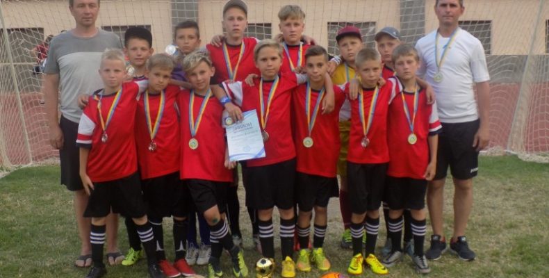 Срібні призери Кубку України з футболу серед сільських школярів