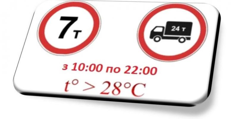 На дорогах Чернігівщини обмежується рух автотранспорту