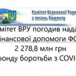 Більше двох мільйонів гривень виділять додатково для Фонду
