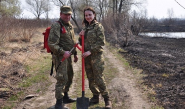 Масштабна пожежа у ландшафтному парку «Міжрічинський»