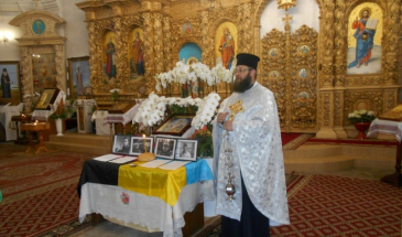 За загиблими Захисниками України провели панахиду у Чернігові