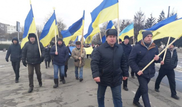 Росіянам не вдасться поставити українців на коліна. Мітинг на Чернігівщині