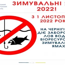На Чернігівщині заборонили риболовлю на зимувальних ямах