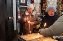 У Чернігові напередодні Різдва вшанували пам'ять загиблих за Україну поліцейських