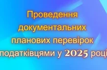 Що треба знати платникам щодо проведення документальних перевірок у 2025 році