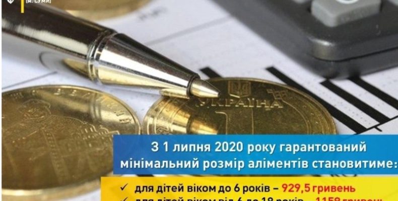 З 1 липня збільшується гарантований мінімальний розмір аліментів