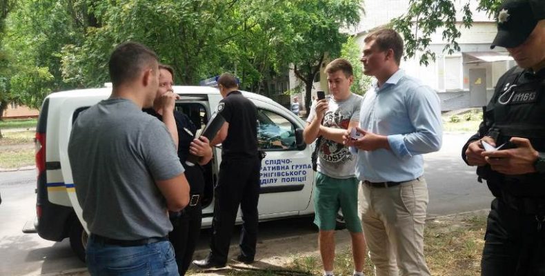 Заяву в поліцію на опонента свого шефа написав охоронець Микитася