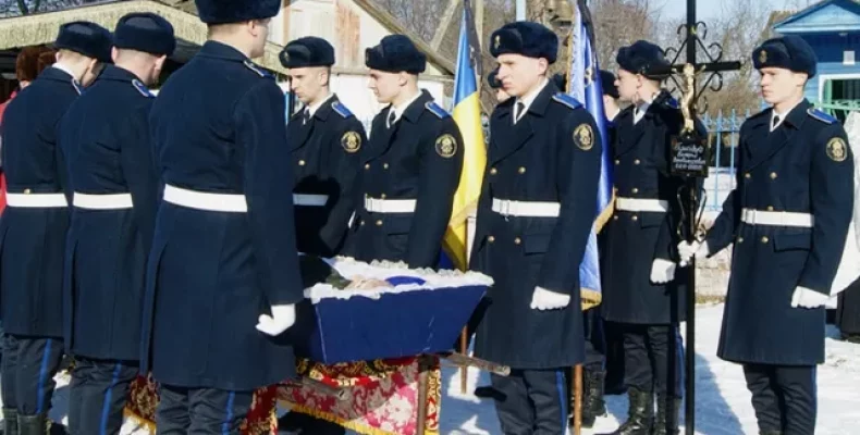 З військово-християнськими почестями поховали бійця Нацгвардії