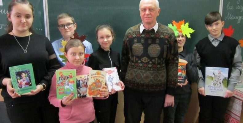 В гостях у школярів побував автор «українського Карлсона»