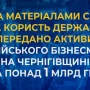 Чернігівщина: на 1 млрд грн активів російського бізнесмена передано для держави 