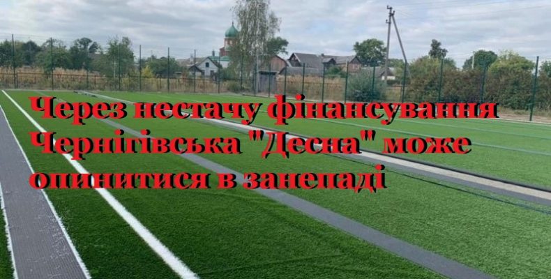 Чернігівська «Десна»: ситуація стривожила шанувальників футболу