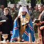 У селищі танкістів освятили місце під будівництво храму