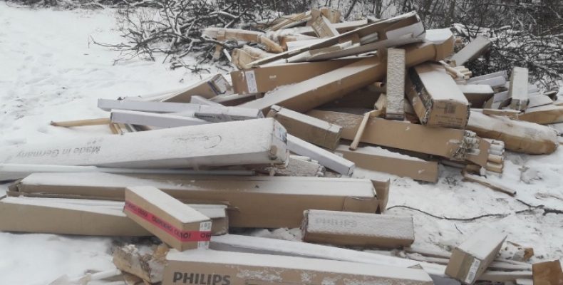 1500 відпрацьованих ламп, що містять ртуть, виявили на Чернігівщині