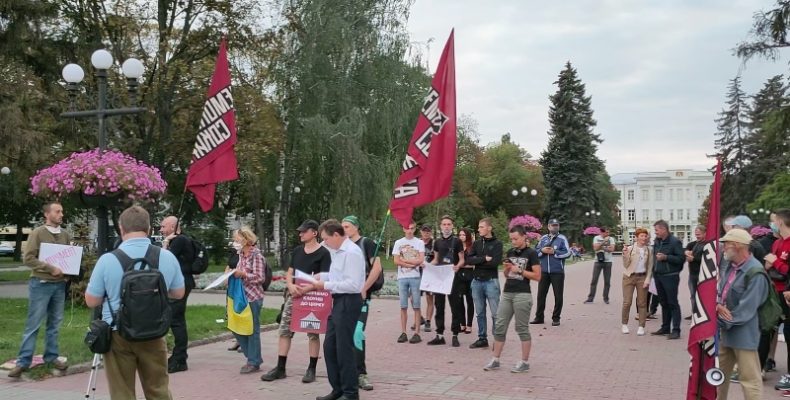 Чернігівці долучилися до акції протесту проти спільного патрулювання