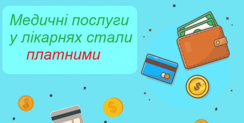 Відомі медичні послуги, які стали тепер платними