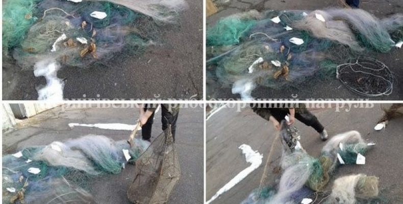 На Чернігівщині знищили понад два кілометри «рибних» сіток