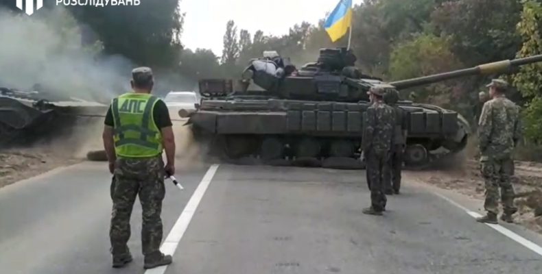 Чернігівщина: на відео відзняли загибель військовослужбовця
